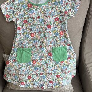 Serendipity Kids Dress with Green Pockets
